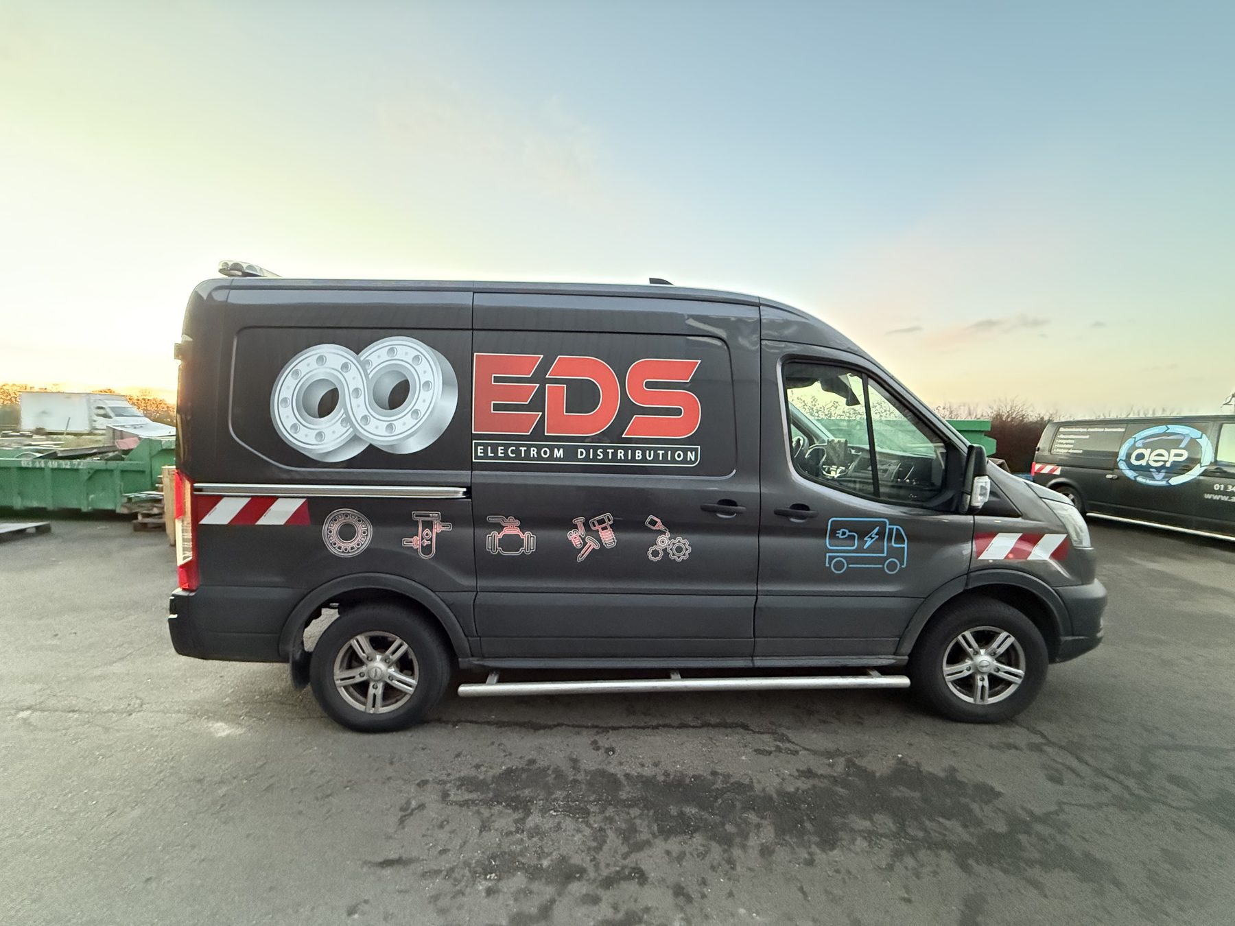 Flocage de la flotte Electrom Distribution