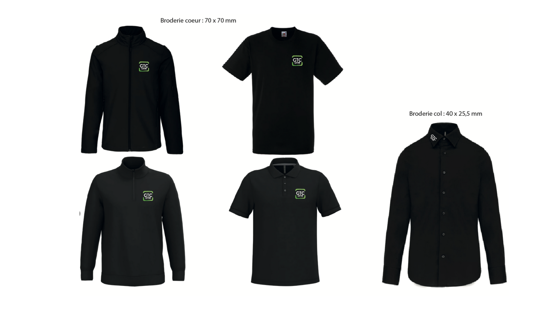 Tenues floquées GTC One