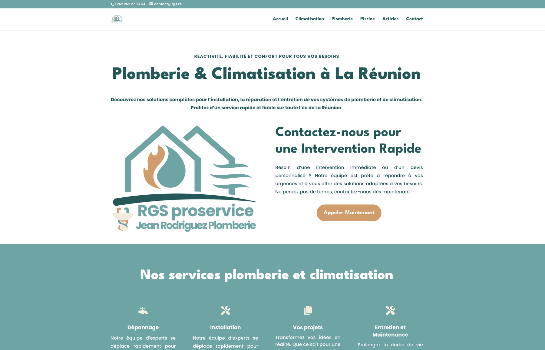Site internet RGS Pro Service